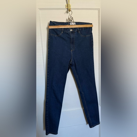 High Waisted Denim Zara Jeggings - Picture 5 of 5